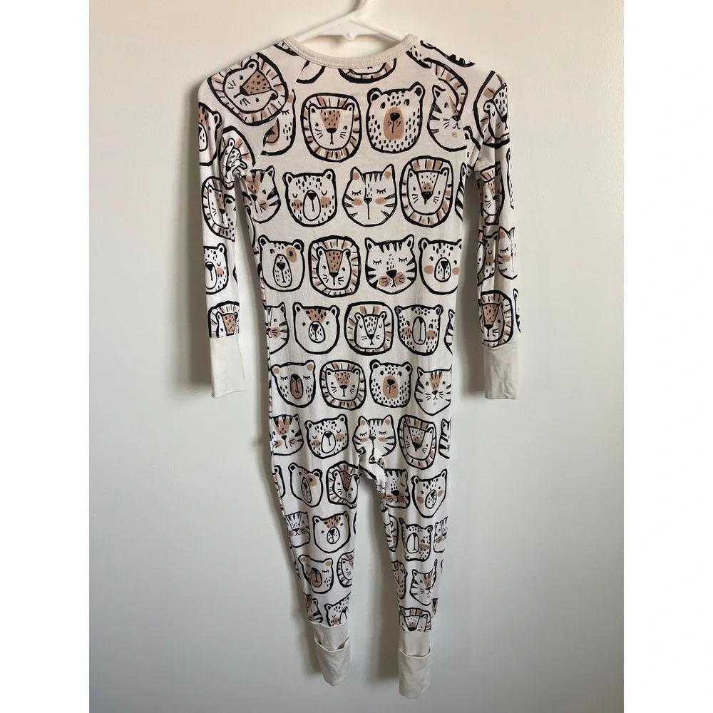 Little Sleepies Lions Tigers & Bears Bamboo Zippy 18-24M